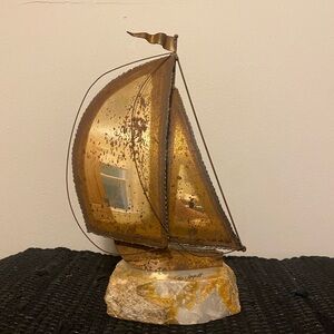 Vintage MCM John De Mott Sailboat
